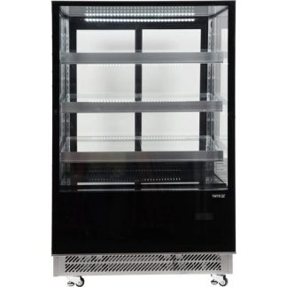 Vitrina frigorifica cu refrigerare 400L negru Yato YG-05045