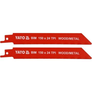Lama fierastrau pendular150mm 24TPI 2buc Yato YT-33932