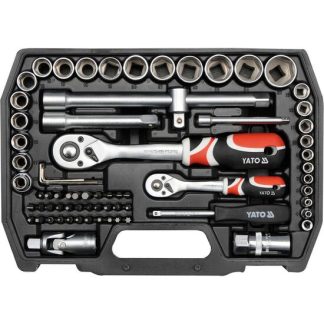 Trusă tubulare și biți 1/2" 1/4" 72 BUC Yato YT-38782