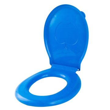 Capac WC universal culoarea albastru Valcor VLC31006