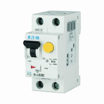 Siguranta intrerupator automat diferential 10A 1P+N C 6KA 30mA Eaton 286465