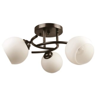 Lustra Ramona Wenge+Alb 3xE27 60W