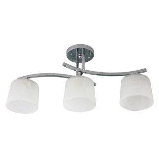 Lustra Nora Crom+Alb 3xE27 60W