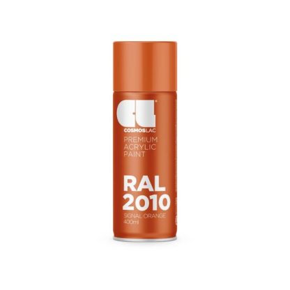 Vopsea spray acrylic RAL2010 portocaliu signal 400ml Cosmos 0142010