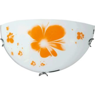 Aplica Santini alb+orange 1xE27 60W