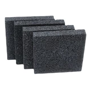 Set 4 covorase anti-vibratii cauciuc pentru masina de spalat 10x10x1.5cm