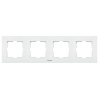 Rama 4 posturi montaj orizontal alb Panasonic P-KPR4O