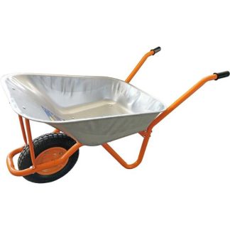 Roaba cuva zincata 85 litri roata pneumatica DSH 412042