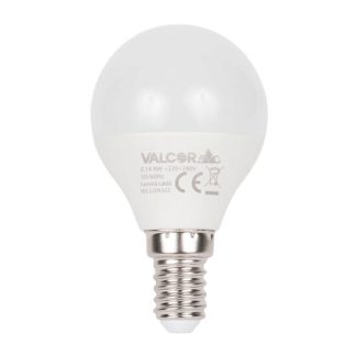 Bec LED sferic G45 E14 6W lumina rece LR 6400K (include taxa timbru verde 0.40 lei) Valcor VLC11029