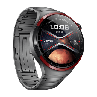 HUAWEI WATCH 4 Pro Space Edition, carcasă Titan de grad aerospațial, curea Titanium, Android/iOS