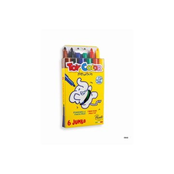 Carioci Toy Color Jumbo, 6 bucati