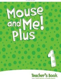 Mouse and Me Plus 1 Teacher's Book PK
