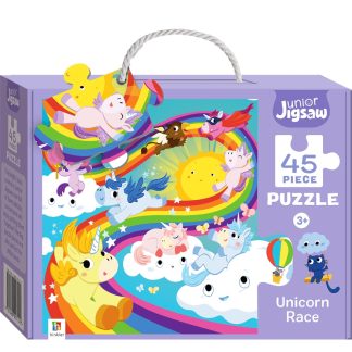 Junior Jigsaw 45 Piece Puzzle. Unicorn Race