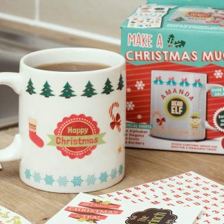 Cana de Craciun cu stickere