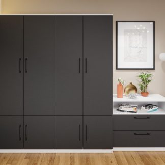 Dulap Benjamin Gri / Alb – C164/02