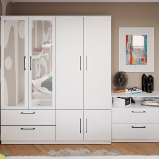 Dulap Snow Alb - C164/05 cu oglinda