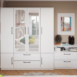 Dulap Snow Alb - C165/02 cu oglinda