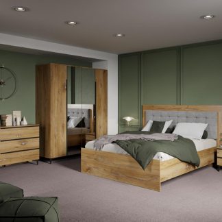 Set Mobila Dormitor Beverley cu oglinda