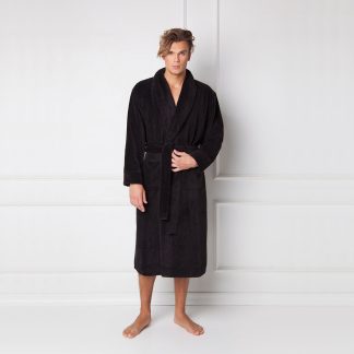 Halat de baie barbati, Fernand negru