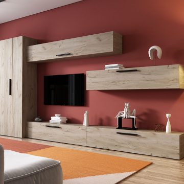 Living Pati 022 - Mobila Sufragerie Stejar
