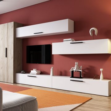 Living Pati 024 - Mobila Sufragerie Alba