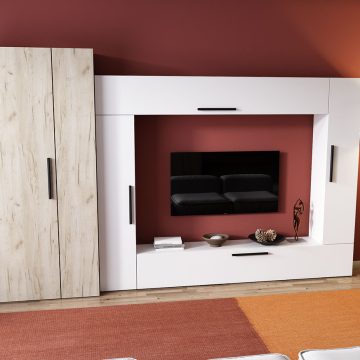 Living Pati 026 - Mobila Sufragerie Alba