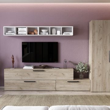 Living Pati 055 - Mobila Sufragerie Stejar