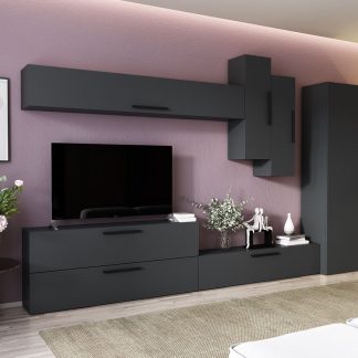 Living Pati 116 - Mobila Sufragerie Gri Antracit