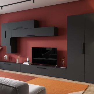 Living Pati 150 - Mobila Sufragerie Gri Antracit