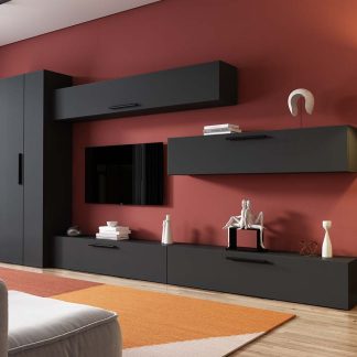 Living Pati 158 - Mobila Sufragerie Gri Antracit