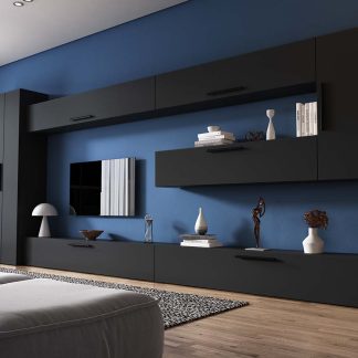 Living Pati 178 - Mobila Sufragerie Gri Antracit