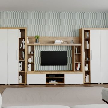 Mobila sufragerie - Living Milan C3 DUO Stejar