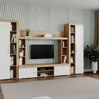 Mobila sufragerie - Living Milan C3 Stejar