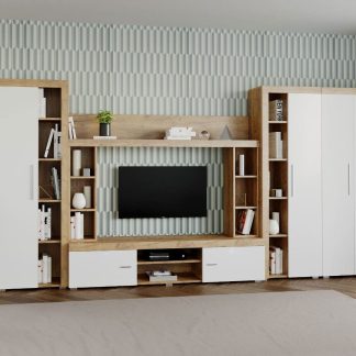 Mobila sufragerie - Living Milan C3 UNO Stejar