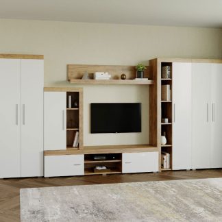 Mobila sufragerie - Living Milan C4 DUO Stejar