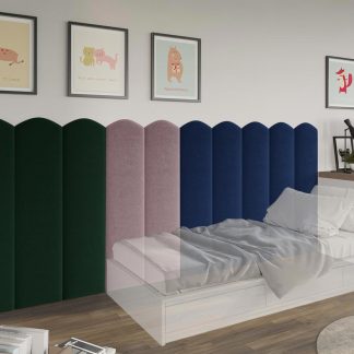 Panou decorativ tapitat - arcada Negru