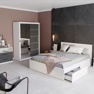 Set Mobila Dormitor Avangard C03 cu oglinda