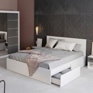 Set Mobila Dormitor Avangard C15 cu oglinda