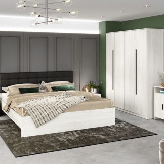 Set Mobila Dormitor Douglas C06 Tapitat Wenge