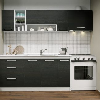 Set Mobila Bucatarie Mina 230 Alb/Ferrara C23