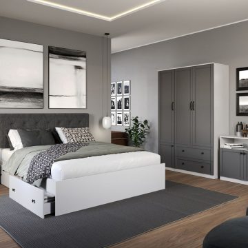 Set Mobila Dormitor Grafit C16