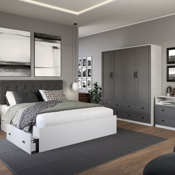 Set Mobila Dormitor Grafit C19