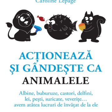 Acţionează şi gândeşte ca animalele. Albine, buburuze, castori, delfini, lei, peşti, suricate, veverițe... avem atâtea lucruri de învăţat de la ele