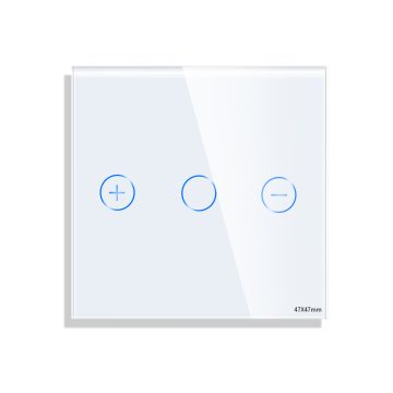 Panou Intrerupator Variator cu Touch Mini din Sticla LUXION