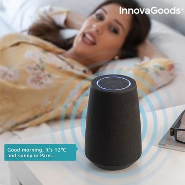 Boxa inteligenta cu asistent vocal Google Assistant, Siri, Android, iOS