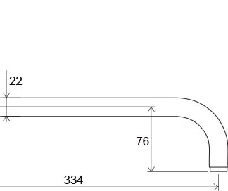 Brat lateral pentru dus RAVAK 702.00 (stoc bucegi)