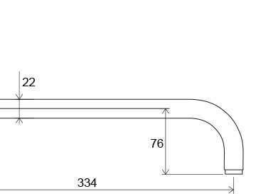 Brat lateral pentru dus RAVAK 702.00 (stoc bucegi)