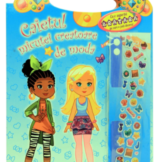 Caietul micuței creatoare de modă. Ținute șic. Albastru