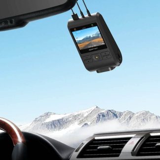 Camera auto DVR Dubla Apeman C550, Full HD, Bord si Spate, Detector miscare, Mod parcare, Filmare in bucla