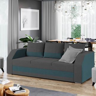 Canapea Extensibila Camino Gri Antracit / Turcoaz